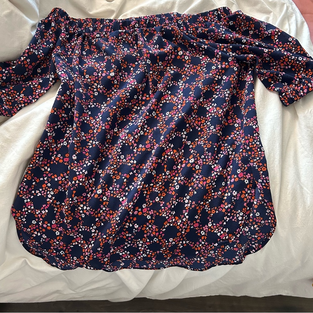 Off the shoulder Floral Blouse